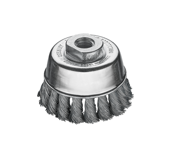 Zopf-Topfbürsten ZT Drm 65 x 12 mm Stahl