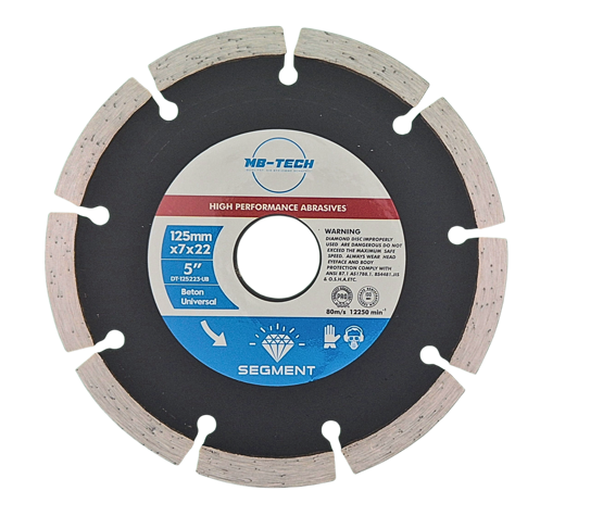 Diamanttrennscheibe 125x2.2mm Universal Beton