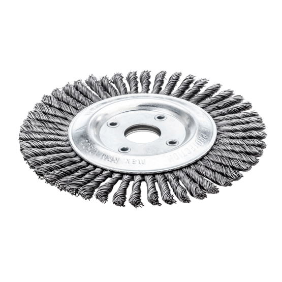 Zopf-Rundbürste Pipeline ZRP 125 x 6 mm Stahl